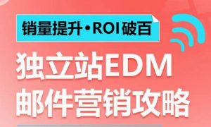 销量提升•ROI破百 独立站EDM邮件营销攻略，如何通过邮件营销每年获得100万美金销售额!-兵兵资源