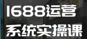 1688高阶运营系统实操课，快速掌握1688店铺运营的核心玩法-兵兵资源