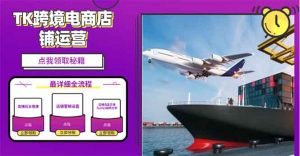 2025TK跨境电商选品趋势0到1店铺搭建最全实操讲解，轻松在家把货卖出国-兵兵资源