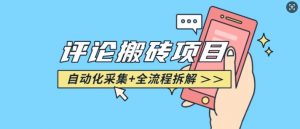 悟空采集评论搬砖_评论搬砖+自动采集【完整攻略】-兵兵资源