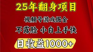 一天收益1000+ 25年开年落地好项目-兵兵资源