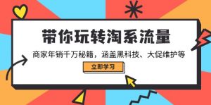 带你玩转淘系流量，商家年销千万秘籍，涵盖黑科技、大促维护等-兵兵资源