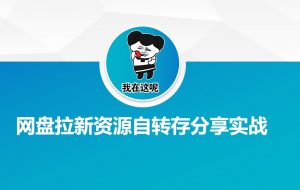 网盘拉新资源自动转存分享实战-兵兵资源