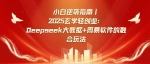 小白逆袭指南，2025玄学轻创业：Deepseek大数据+周易算法的融合玩法-兵兵资源