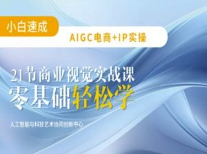 AIGC电商必备实操：21节平面设计实战课，教你玩转AI-兵兵资源
