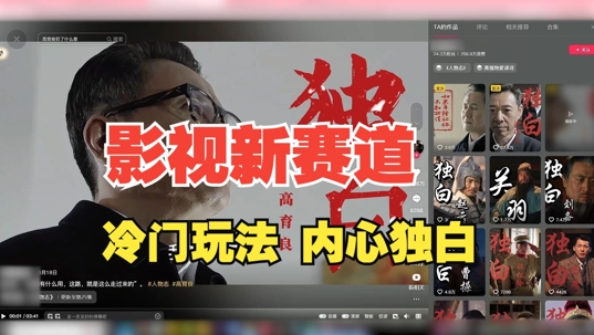 最新影视解说玩法，人物独白，30天涨粉24万+，全流程拆解【揭秘】-兵兵资源