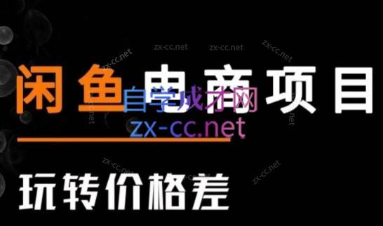 亿创繁星·闲鱼电商项目(玩转价格差)-兵兵资源