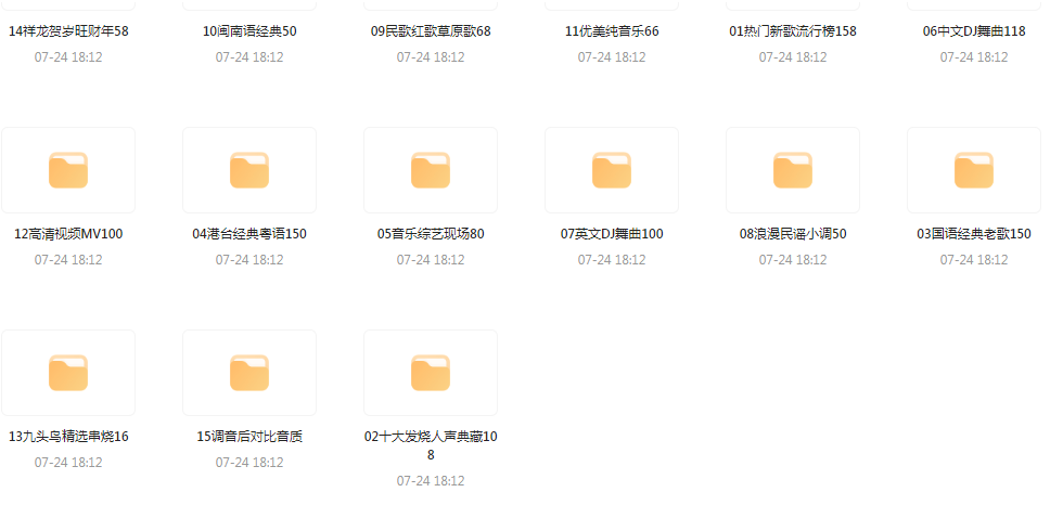 【无损音乐分享】2024龙年车载音乐九头鸟贺岁专辑-兵兵资源