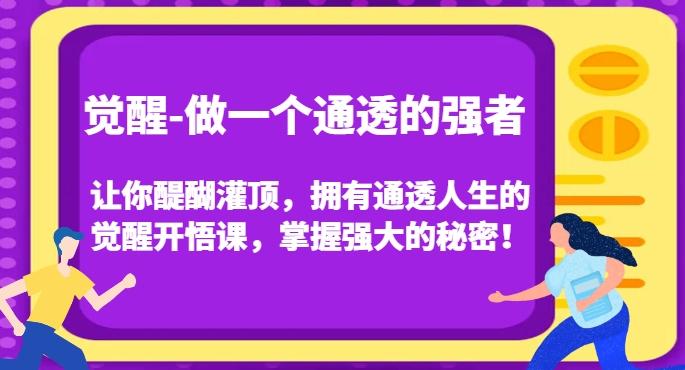 觉醒-做一个通透的强者，让你醍醐灌顶，拥有通透人生的觉醒开悟课，掌握强大的秘密！-兵兵资源