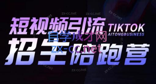 吴天老师·短视频引流招生陪跑营-兵兵资源