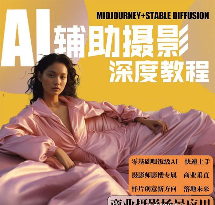 (8727期)2024年AI辅助摄影人工智能商业应用摄影课程(37节课)-兵兵资源