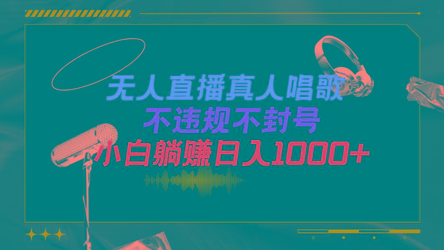 (9622期)抖音24小时无人直播音乐，不违规，不封号纯撸音浪，小白实操当天日入1000+-兵兵资源