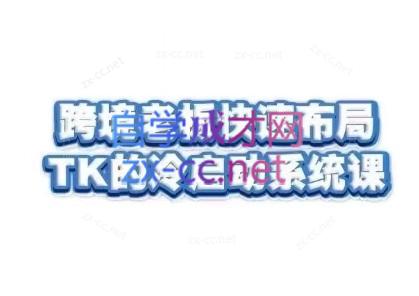 随新索创·跨境老板快速布局TikTok的冷启动系统课-兵兵资源