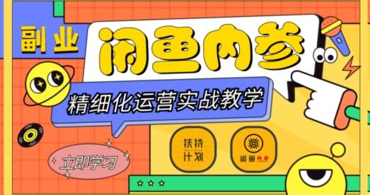 闲鱼精细化运营入门+高阶实战教学，从底层逻辑到轻松变现，多维度玩转闲鱼副业-兵兵资源