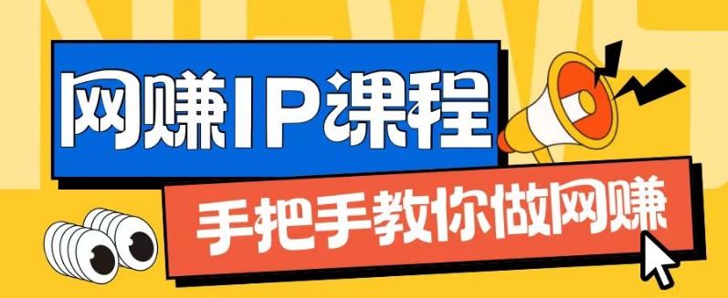 ip合伙人打造1.0，从0到1教你做网创，实现月入过万【揭秘】-兵兵资源
