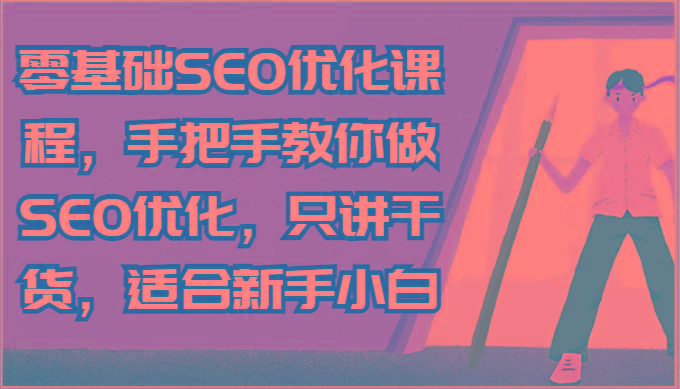 零基础SEO优化课程，手把手教你做SEO优化，只讲干货，适合新手小白-兵兵资源
