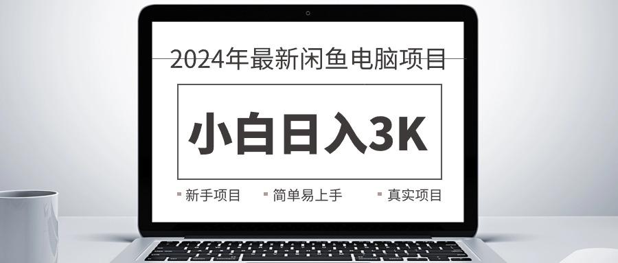 2024最新闲鱼卖电脑项目，新手小白日入3K+，最真实的项目教学-兵兵资源