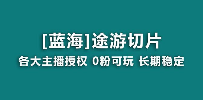 抖音途游切片，龙年第一个蓝海项目，提供授权和素材，长期稳定，月入过万-兵兵资源