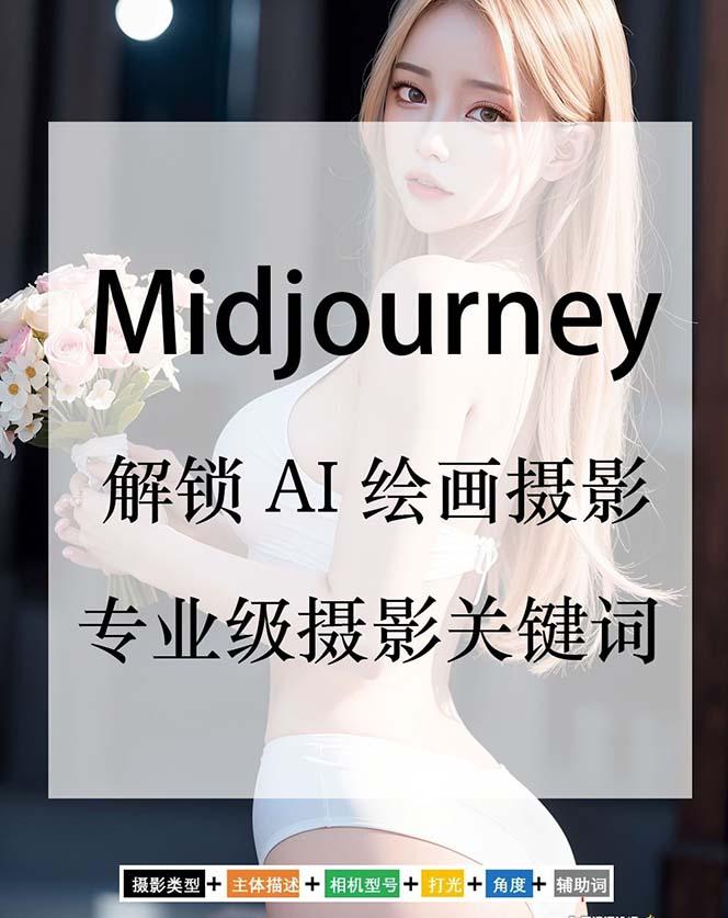 Midjourney关键词-解锁AI绘画专业级人工智能摄影关键词表-兵兵资源