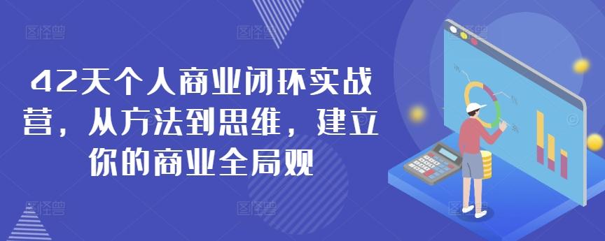 42天个人商业闭环实战营，从方法到思维，建立你的商业全局观-兵兵资源