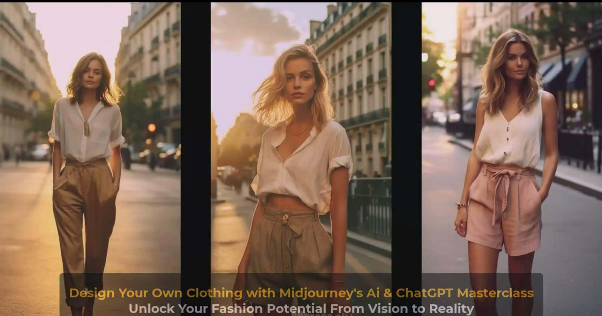 图片[9]-利用 Midjourneys Ai 人工智能设计自己的服装AI大师班-10节课-中英字幕-兵兵资源