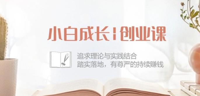 小白成长创业课：追求理论与实践结合，踏实落地，有尊严的持续赚钱-42节-兵兵资源