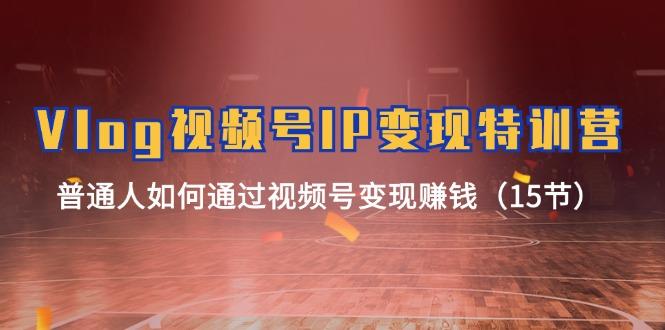 Vlog 视频号IP变现特训营，普通人如何通过视频号变现赚钱(15节-兵兵资源