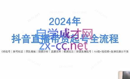 六六老师·2024年抖音直播带货起号全攻略-兵兵资源