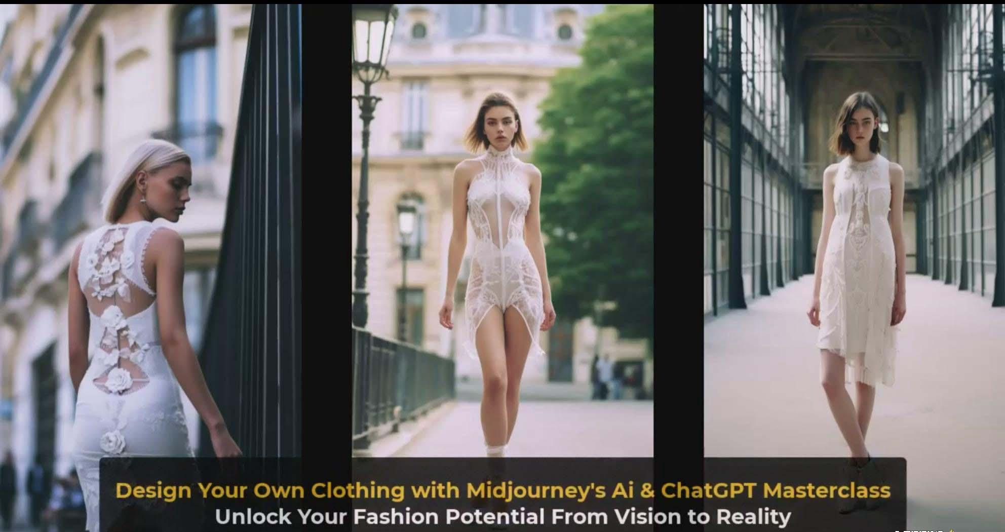 图片[4]-利用 Midjourneys Ai 人工智能设计自己的服装AI大师班-10节课-中英字幕-兵兵资源