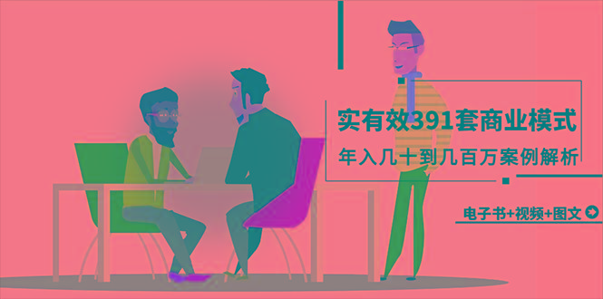 (9607期)真实有效391套商业模式，年入几十到几百万案例解析(电子书+视频+图文)-兵兵资源