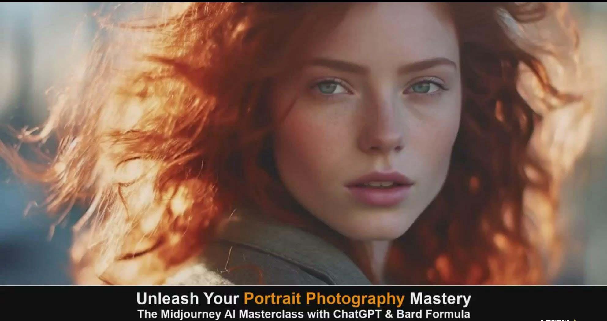 图片[2]-(9312期)Midjourney v5 ChatGPT 和 Bard AI人工智能人像摄影大师班-15节-中英字幕-兵兵资源