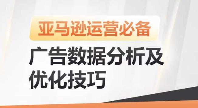 亚马逊广告数据分析及优化技巧，高效提升广告效果，降低ACOS，促进销量持续上升-兵兵资源