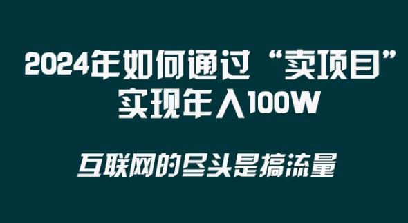 2024年 做项目不如‘卖项目’更快更直接！年入100万-兵兵资源