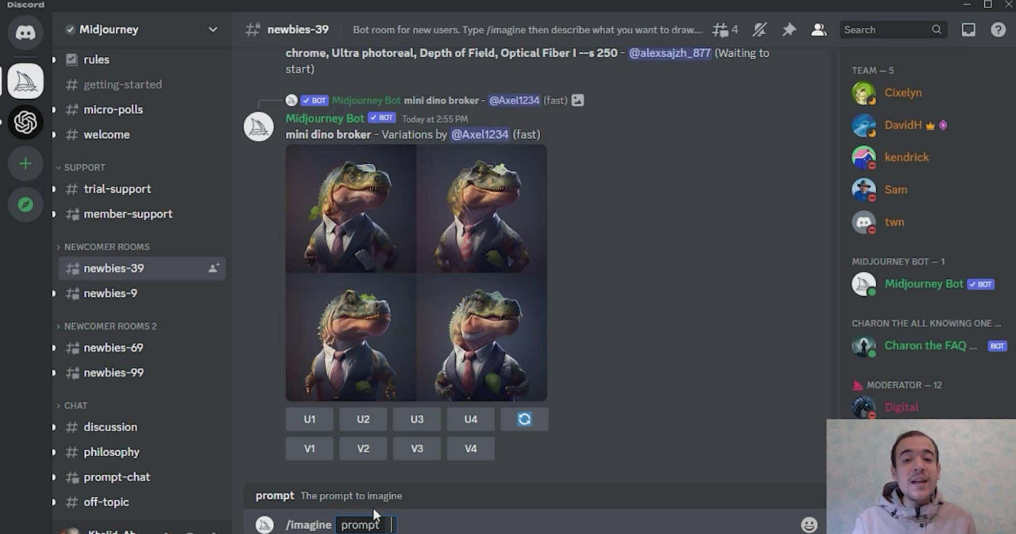 图片[1]-Midjourney 精通教程-使用Midjourney AI创建美丽艺术图像-36节课-中英字幕-兵兵资源