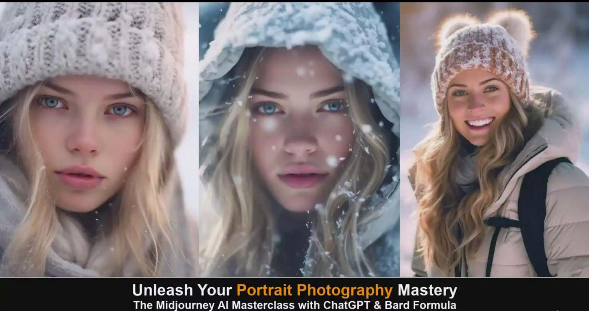 图片[5]-(9312期)Midjourney v5 ChatGPT 和 Bard AI人工智能人像摄影大师班-15节-中英字幕-兵兵资源